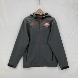 Ohio State Buckeyes Jacket Mens Small NCAA Football Full Zip Hoodie Nike